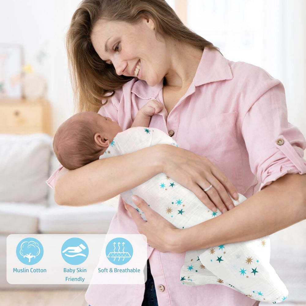 iaovueby baby swaddle blanket provides cozy wrapping and versatile uses