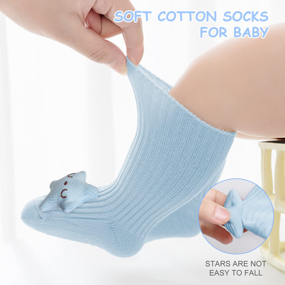 iAOVUEBY cute baby socks for 0-6 months