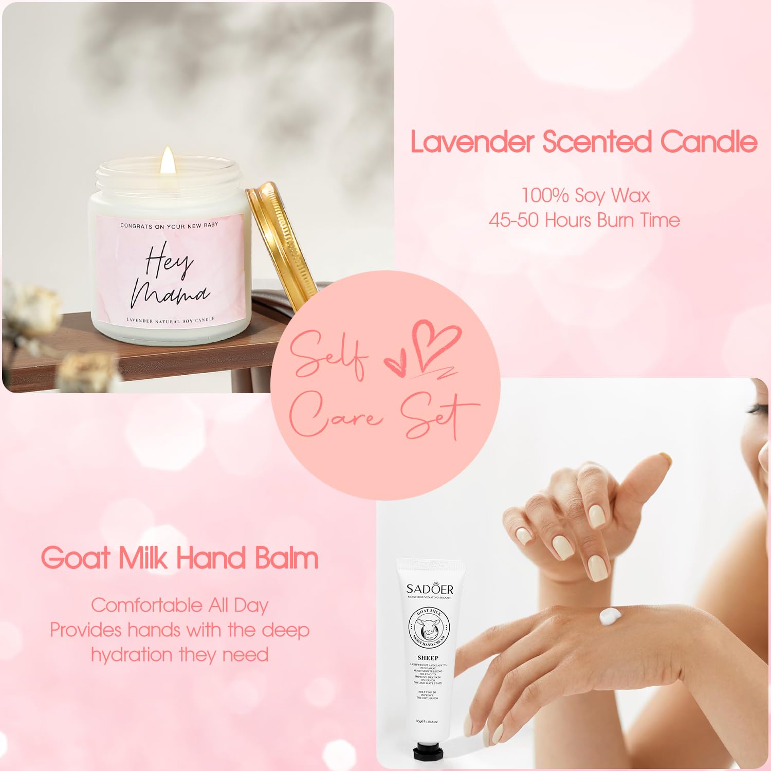 iaovueby hand cream to nourish skin after long days with baby.