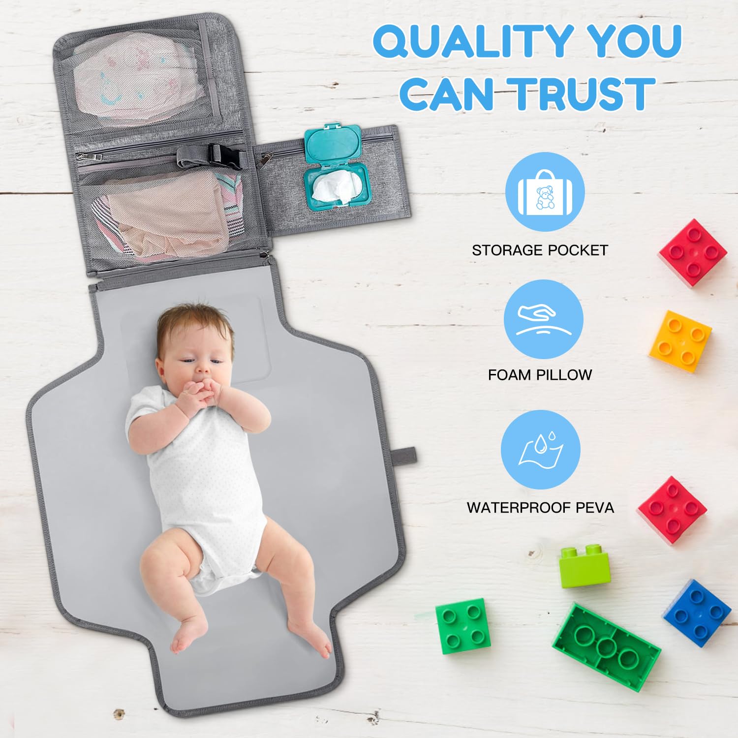 iaovueby soft cotton blanket close-up emphasizes warmth and baby comfort.