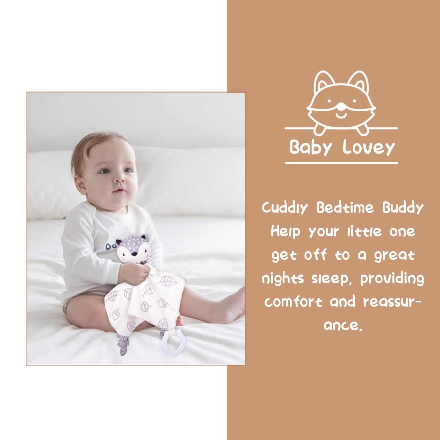iAOVUEBY wooden rattle toy with safe, smooth wood for little hands