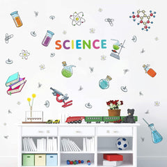 IARTTOP flask and lab gear decal evokes hands-on discovery at school