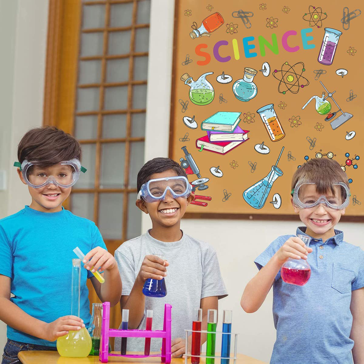 IARTTOP microscope wall decal creates engaging science corner in classrooms