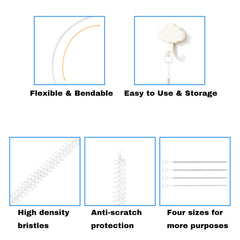 IAXSEE 8mm straw brush handles larger straws and tumblers.