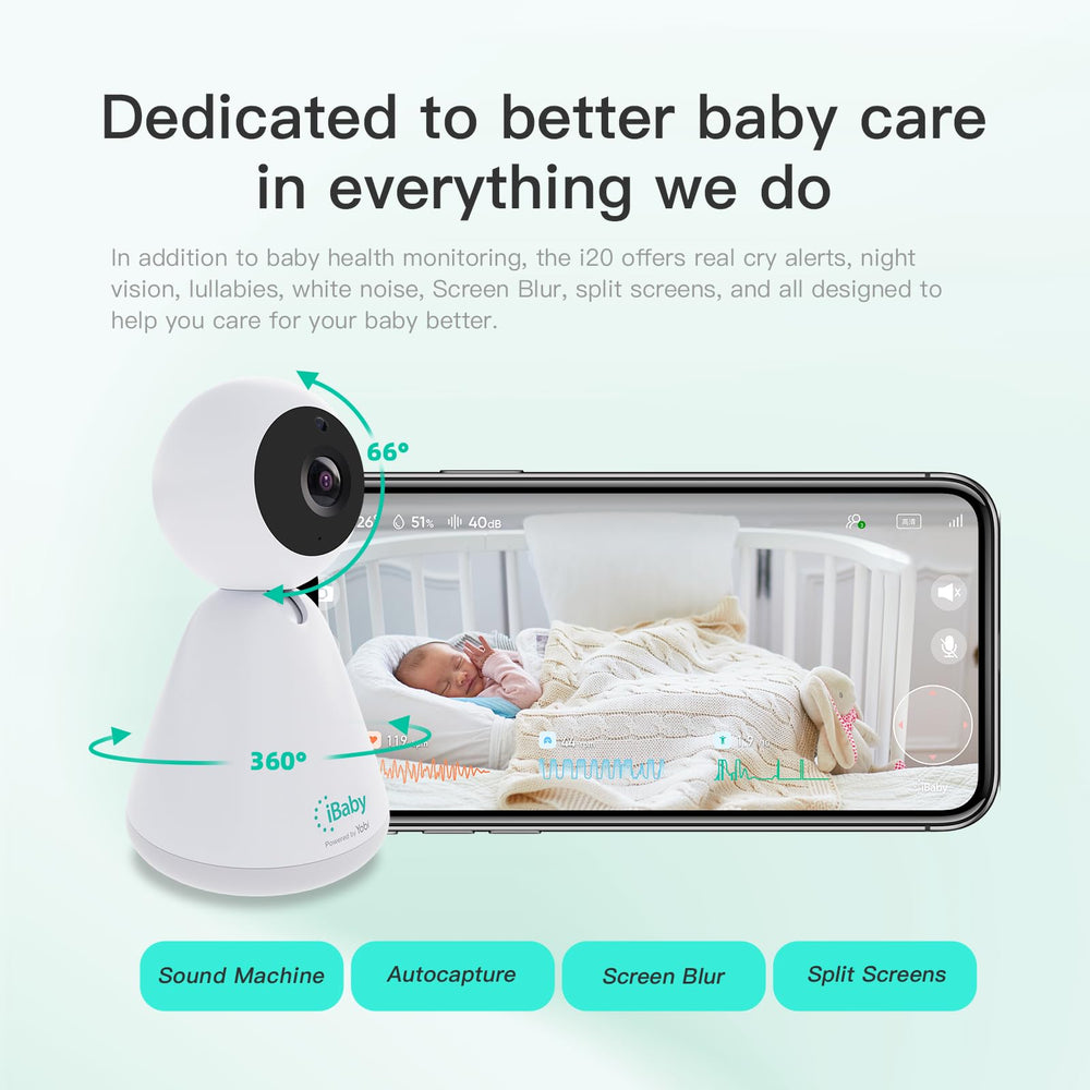 iBaby i20 quick setup with dual-band Wi-Fi connection