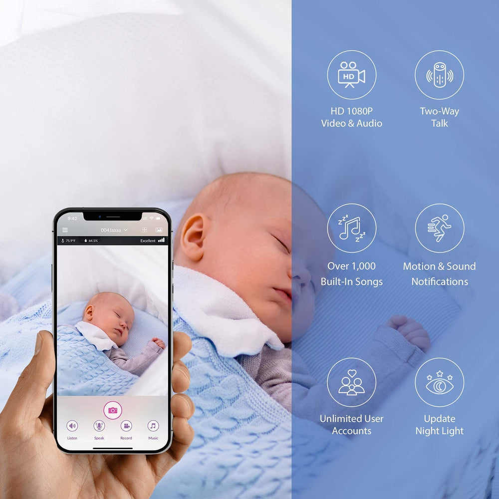 iBaby M2C wall mount kit showcases flexible placement