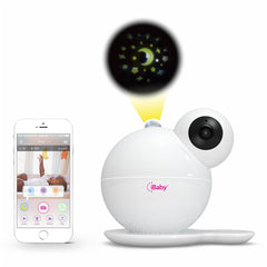 iBaby M7 wide pan and tilt view for complete room monitoring