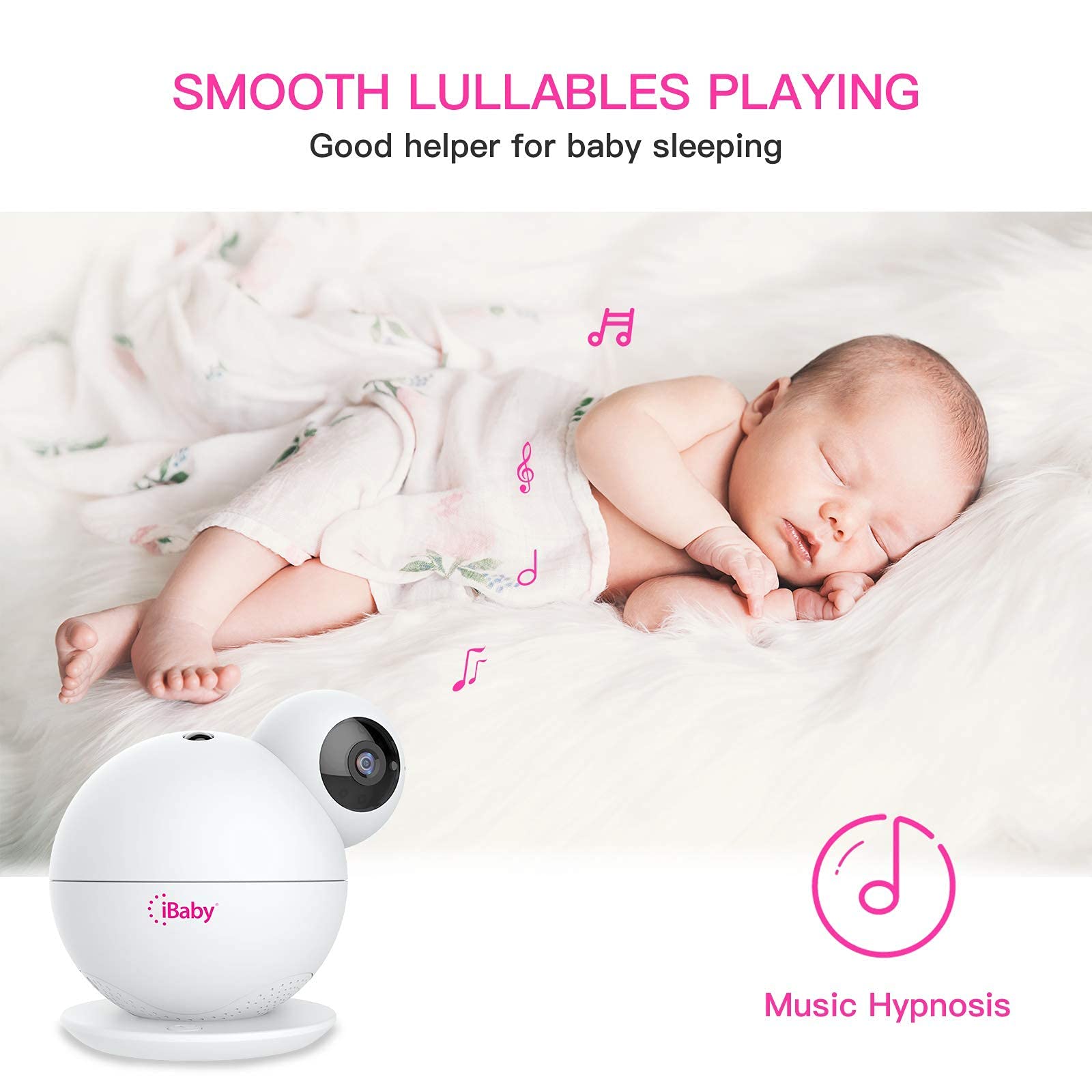 iBaby M8 2-Way Talk enables quick conversations from another room