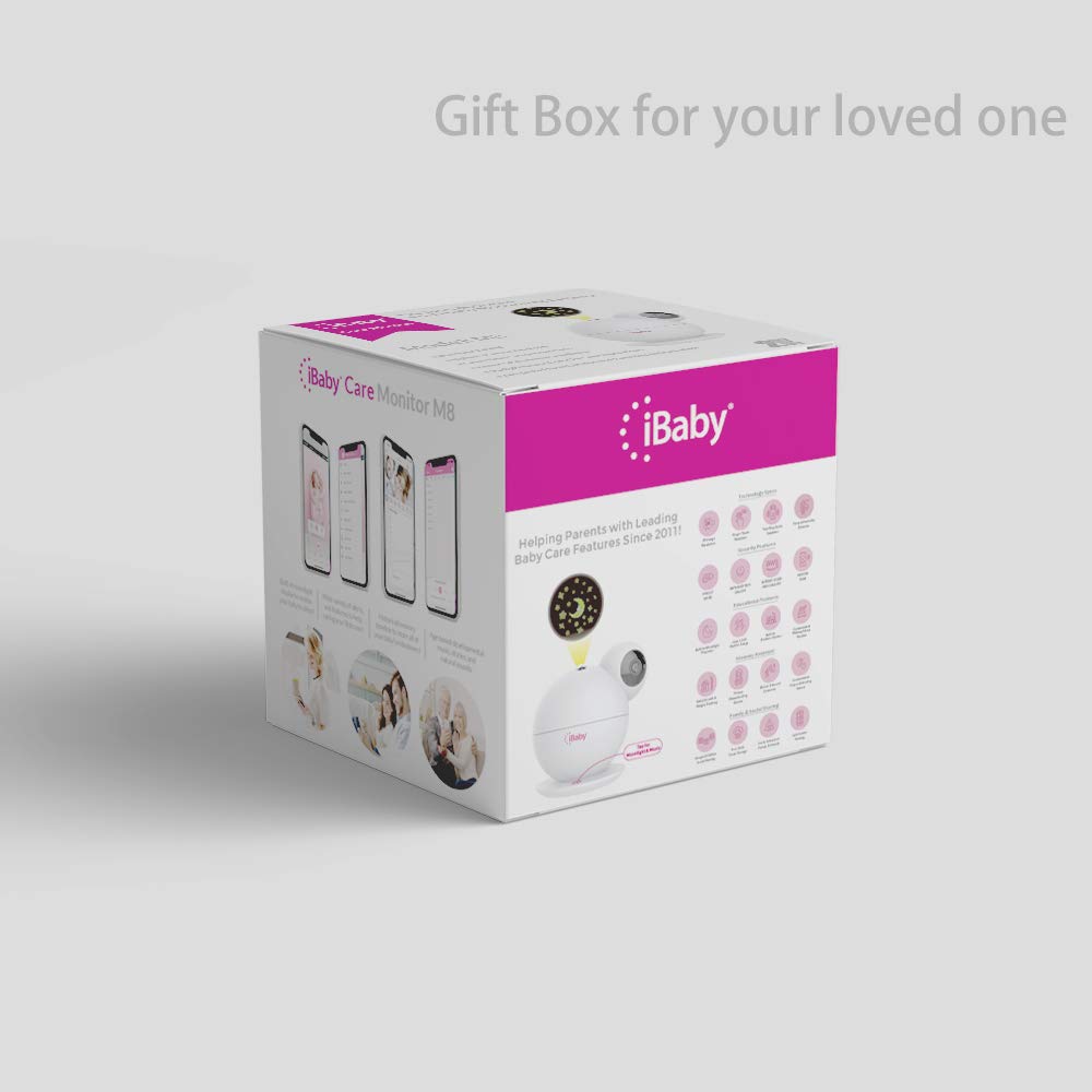iBaby M8 moonlight projector creates calming night skies