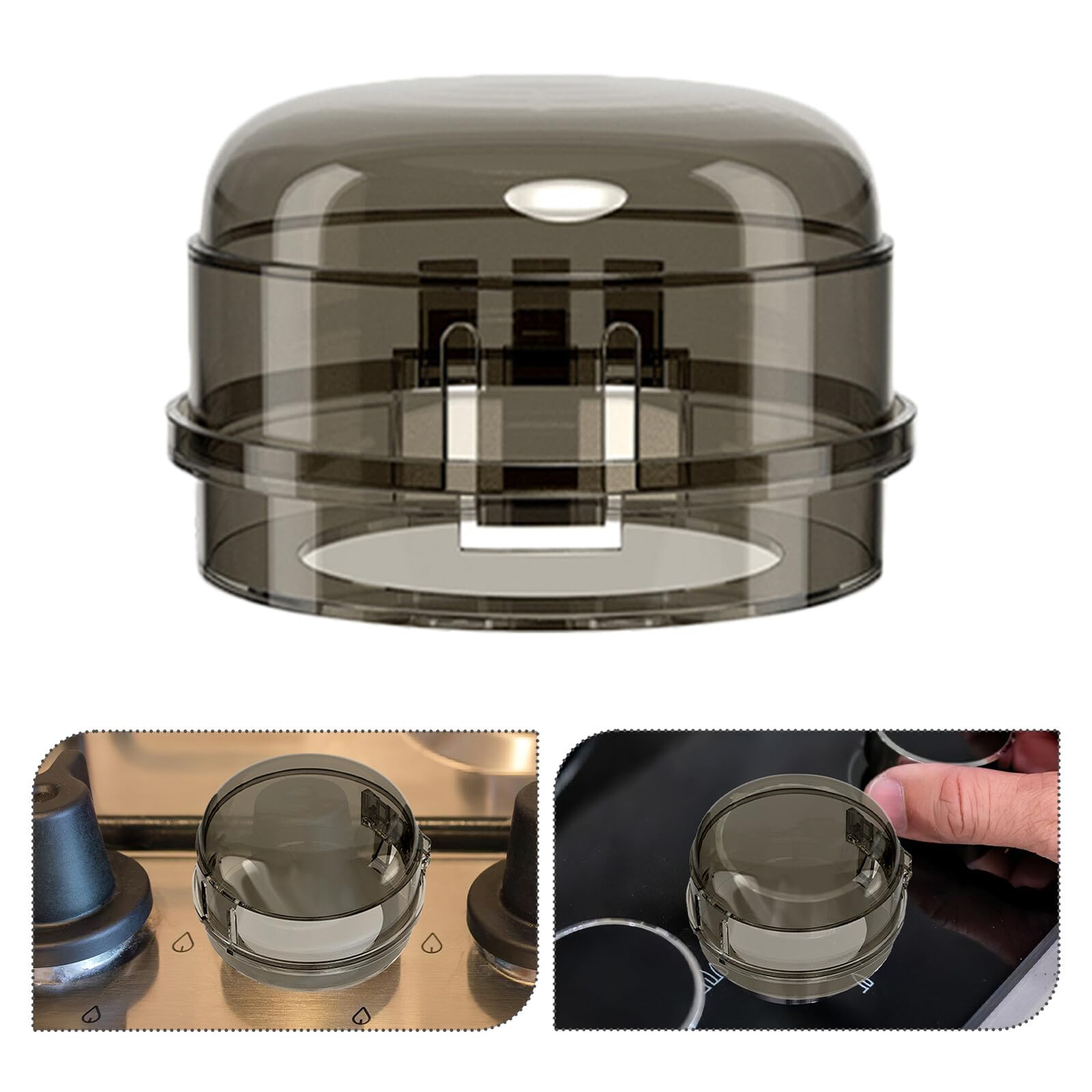 ibasenice four-pack knob caps used daily, simple setup for safer kitchens