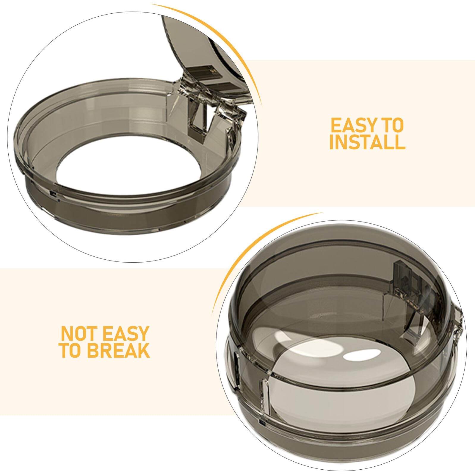 ibasenice knob cover close-up, durable material maintains shape during use