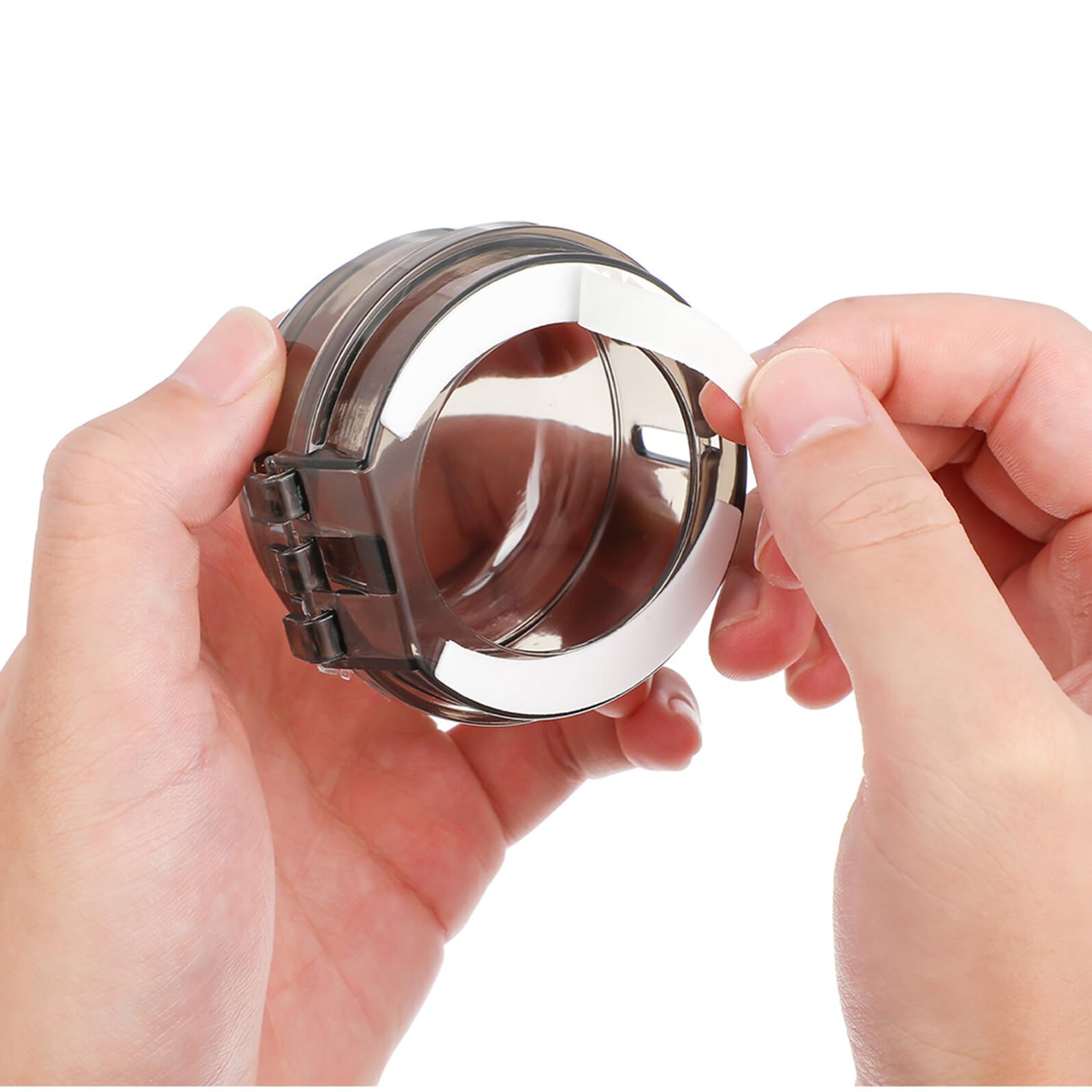 ibasenice stove knob covers being easily installed, child safety feature demonstrated