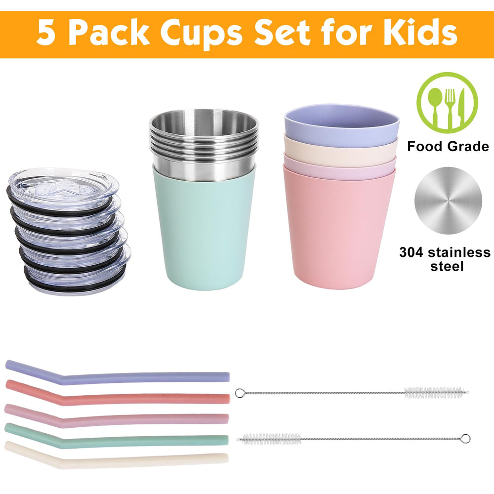 IBEIYO silicone straw set designed for gentle sipping and durability.