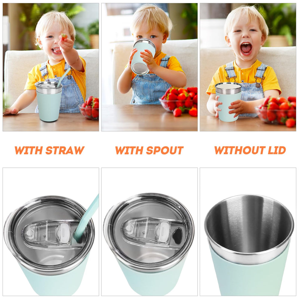 IBEIYO dishwasher-safe cups simplify cleanup after meals and activities.