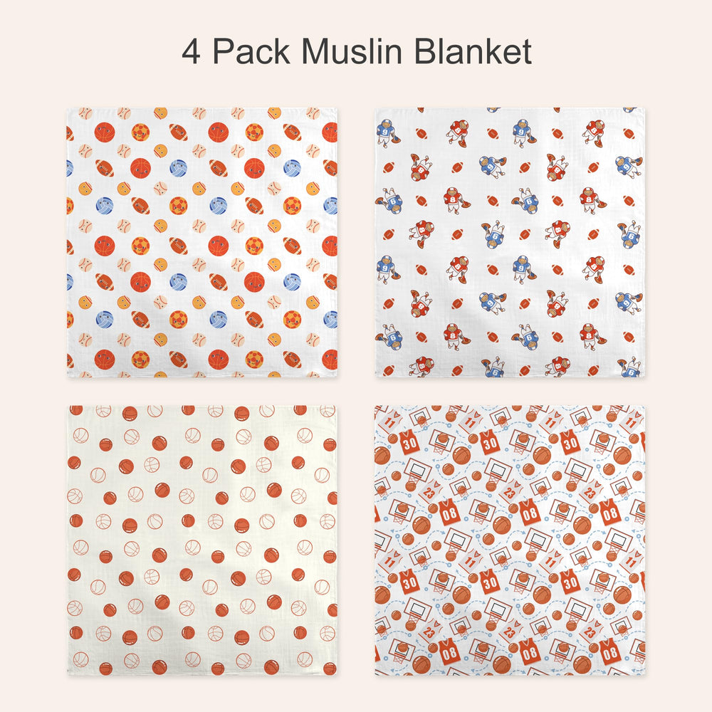 IBESTOPIA 47x47 in swaddle laid flat for versatile wrapping