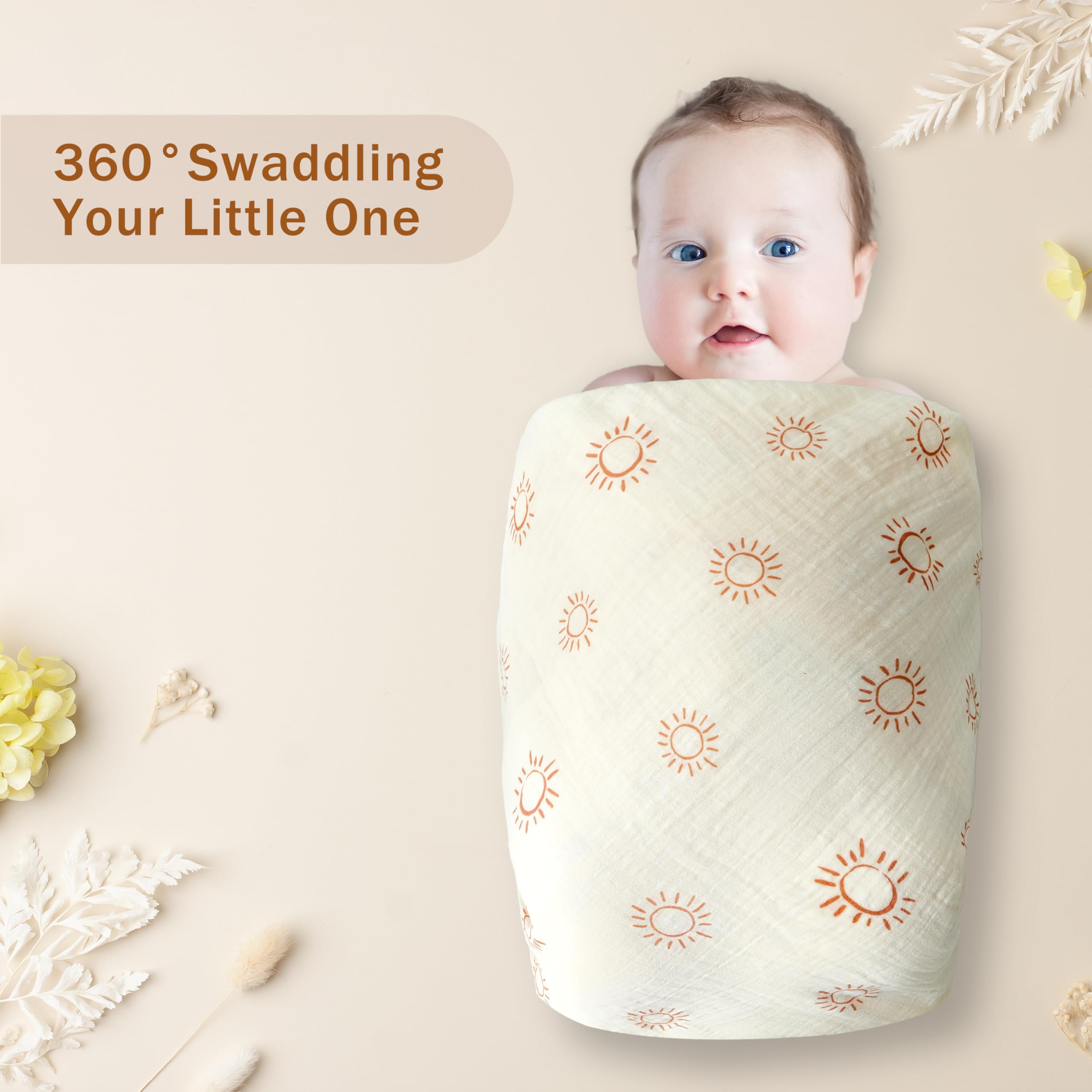 IBESTOPIA baby-sleep scene shows snug, breathable comfort during nap or cuddle sessions