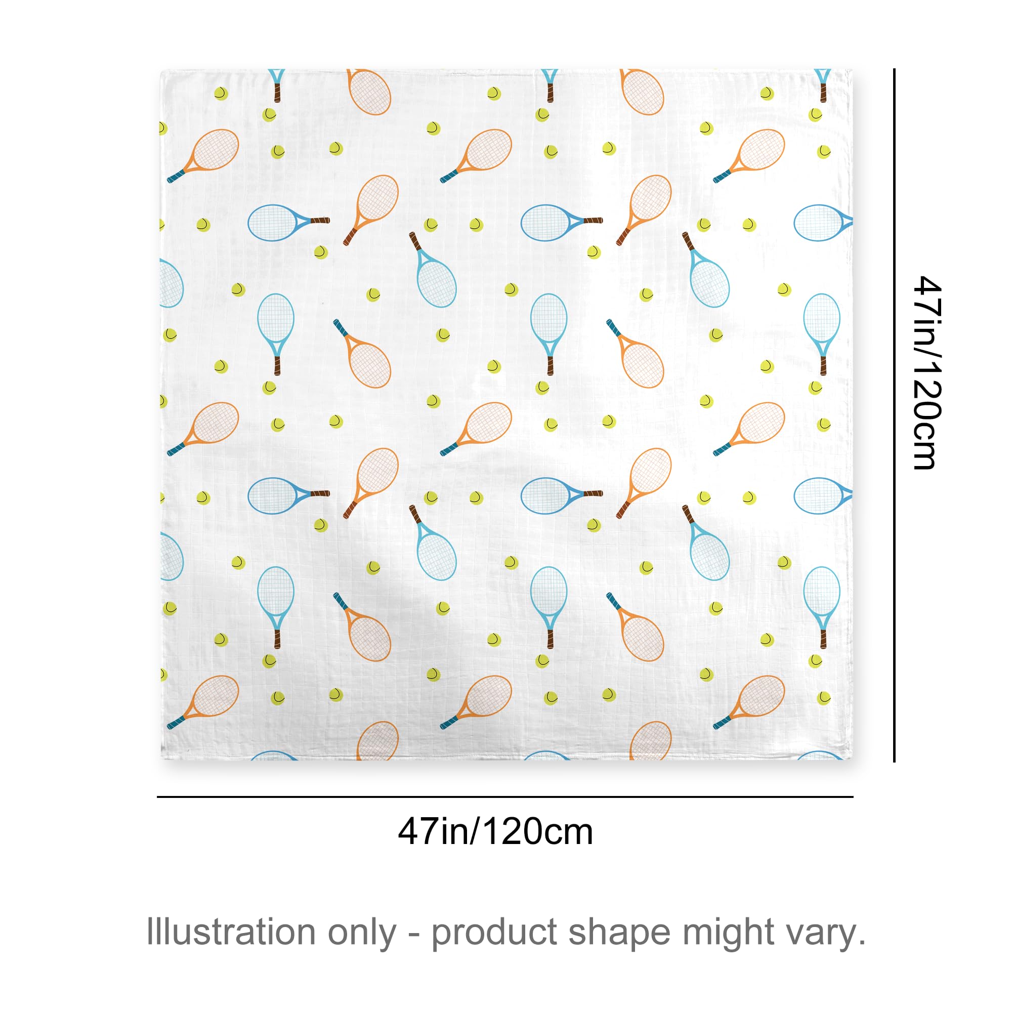 IBESTOPIA breathable-muslin-fabric aids heat regulation and cozy naps.