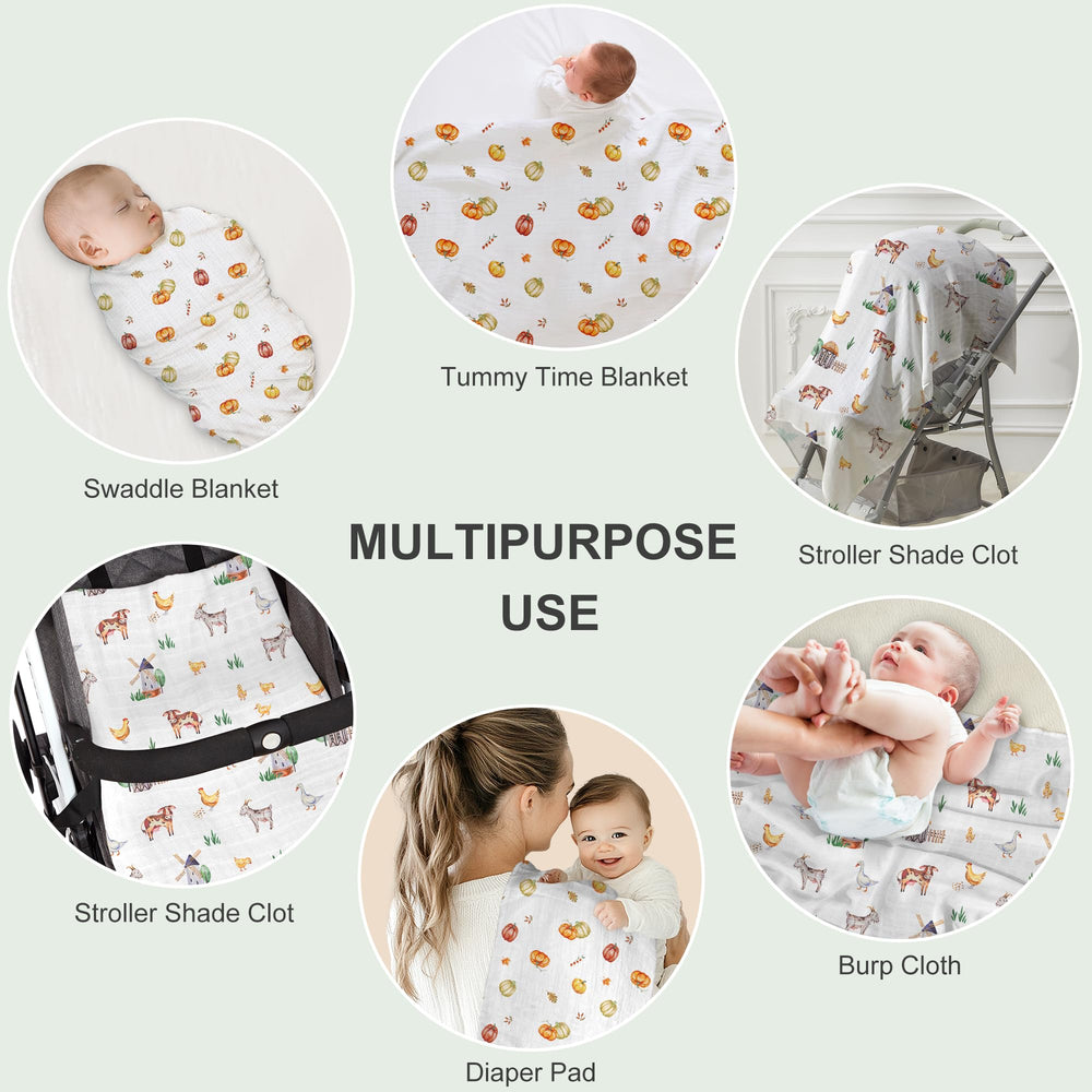 IBESTOPIA easy-care swaddle resists pilling and stays breathable
