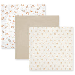 IBESTOPIA oversized 47x47 swaddle highlights generous fabric for easy swaddling