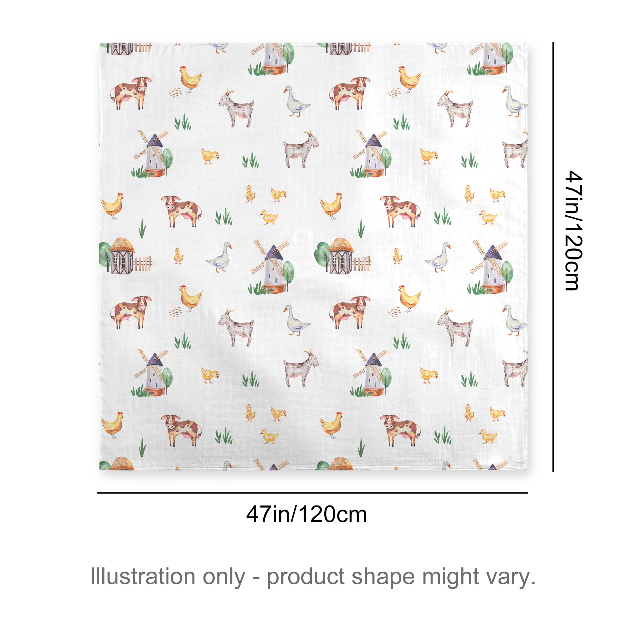 IBESTOPIA two-pack swaddle set with practical options for daily care