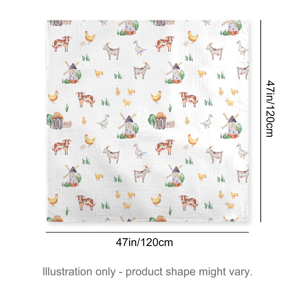 IBESTOPIA two-pack swaddle set with practical options for daily care