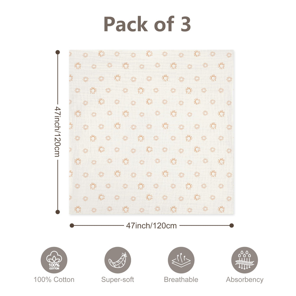 IBESTOPIA unisex nursery colorways demonstrate versatile giftable blankets for any baby