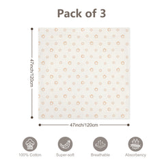IBESTOPIA unisex nursery colorways demonstrate versatile giftable blankets for any baby