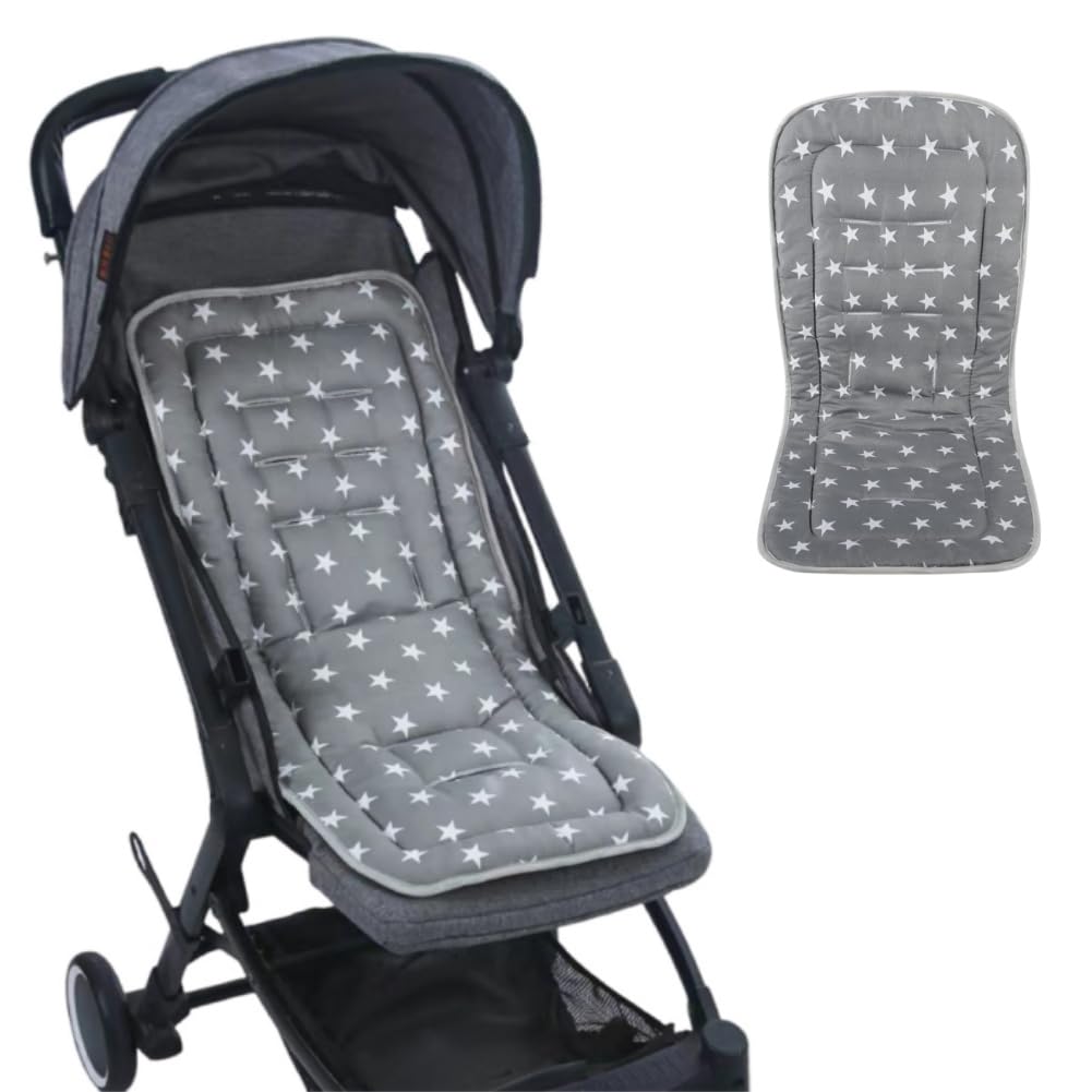 Ibluelover stroller seat liner outer fabric offers soft, breathable comfort for every ride.