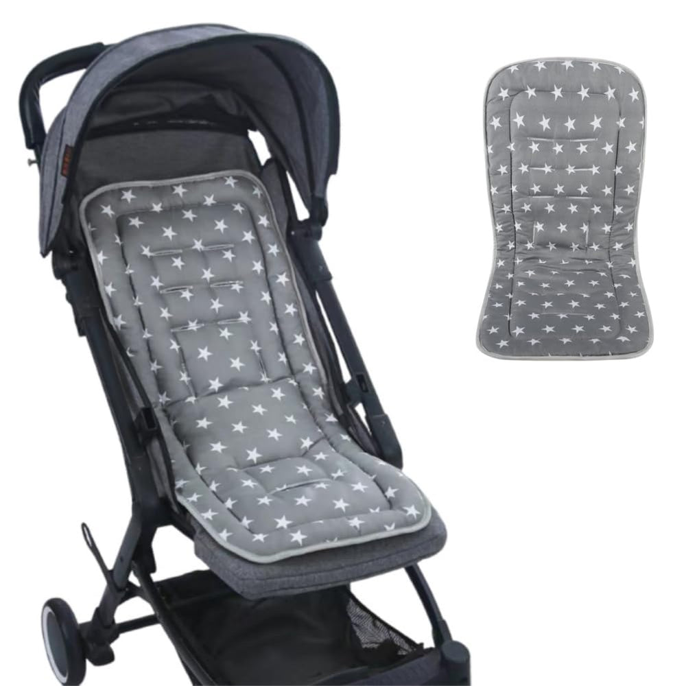 Ibluelover stroller seat liner outer fabric offers soft, breathable comfort for every ride.