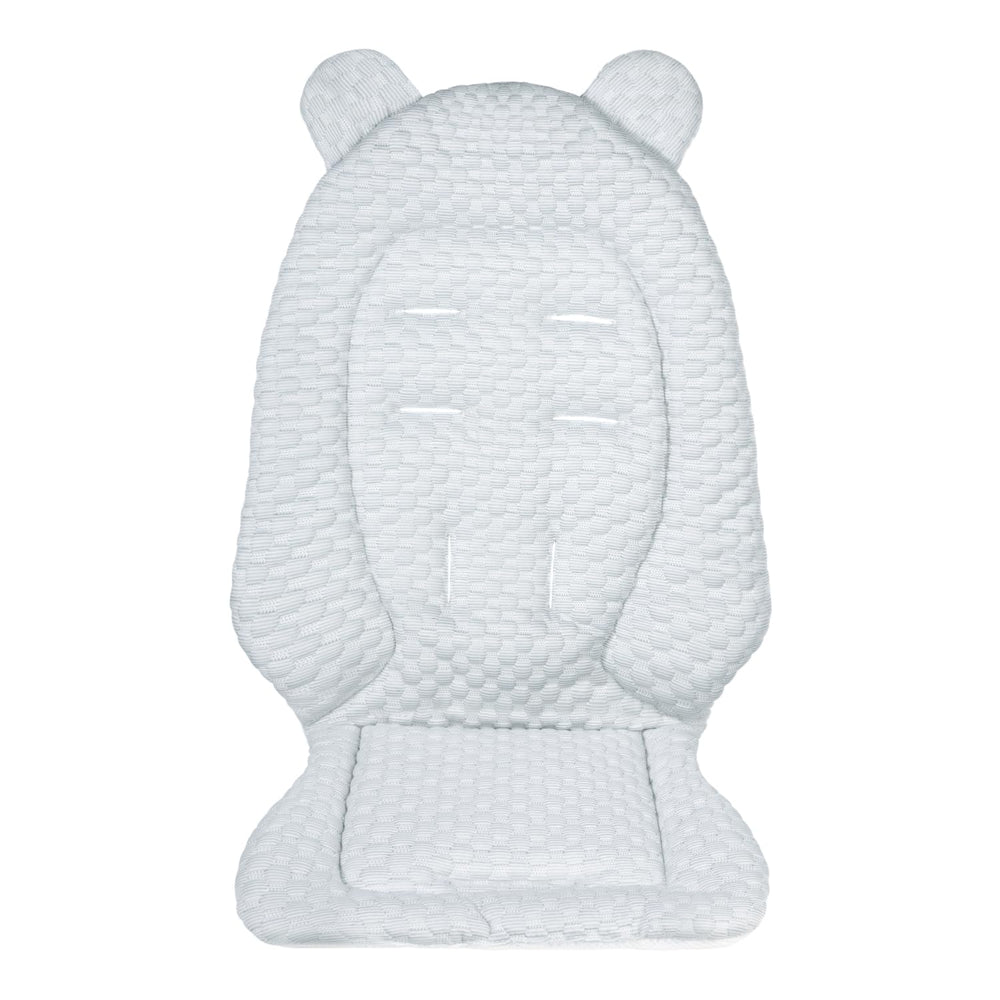 Ibluelover stroller seat liner pink back view highlighting reversible design