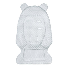 Ibluelover stroller seat liner pink back view highlighting reversible design