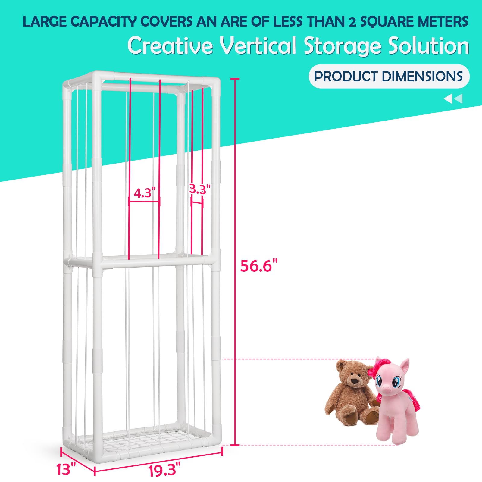 Ibnotuiy nursery playroom storage suited for bedrooms and play areas