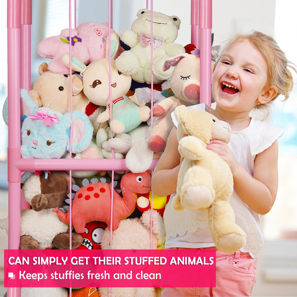 Ibnotuiy stuffed animal zoo dimensions 19.3 by 13 by 56.6 inches fit for corners