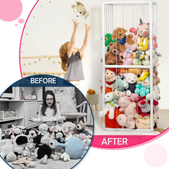 Ibnotuiy sturdy PVC base provides durable toy storage