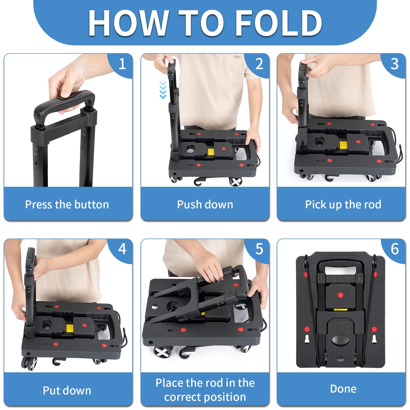 IBVIVIC car seat cart blue straps for secure use and visibility