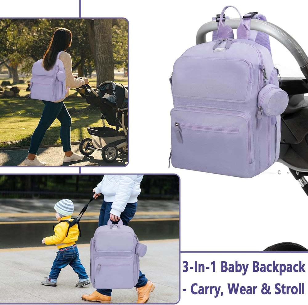 IBVIVIC ergonomic back panel and thick straps for comfortable carry.