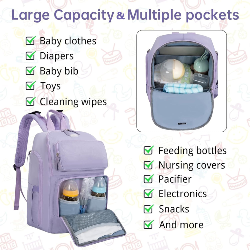 IBVIVIC stroller attachment for hands-free strolling with the bag.