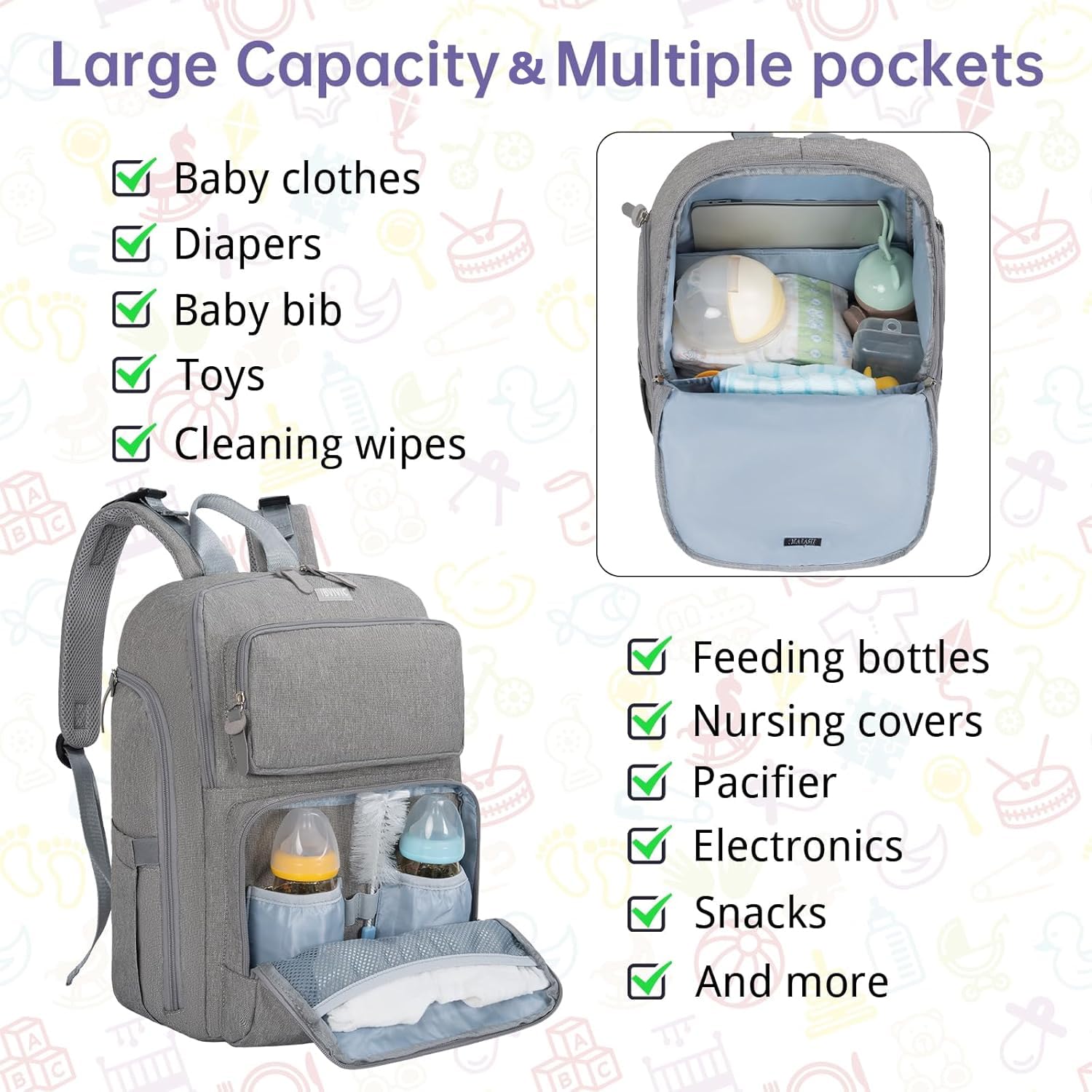 IBVIVIC stroller attachment for hands-free outings.