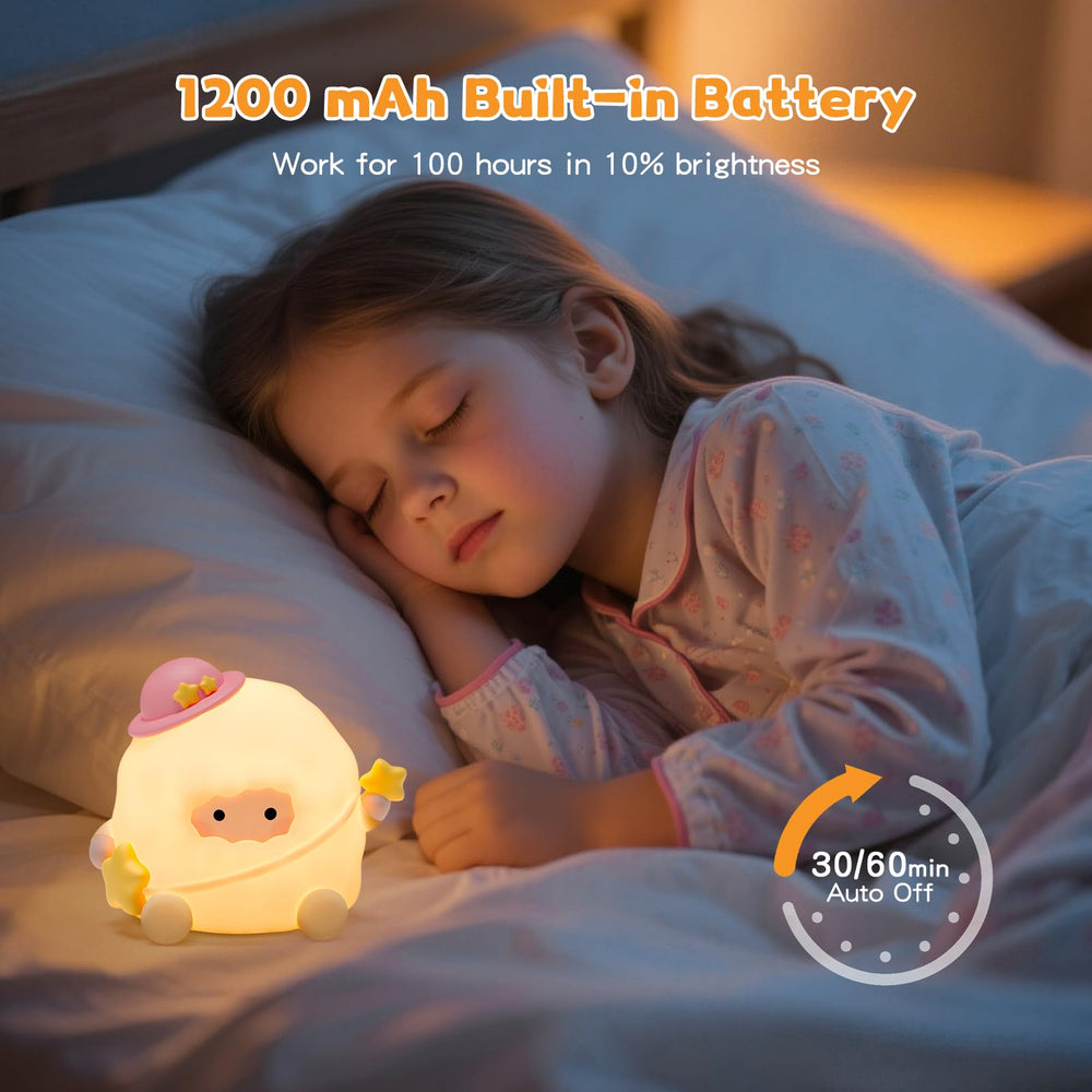 ICARER FAMILY breastfeeding night light provides soft illumination for comfortable feeds