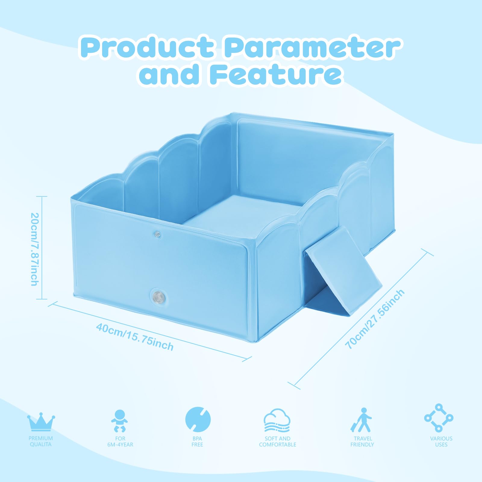 ICECTR grow-with-child design supports newborn to toddler for long-term use.