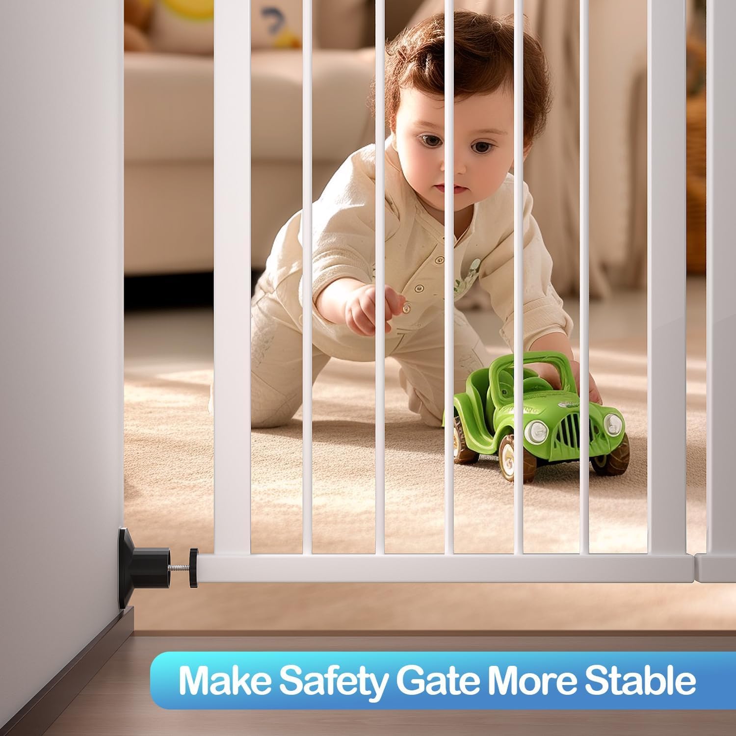 ICERO extension pieces add 1.1–3.5 inches for flexible gate fit