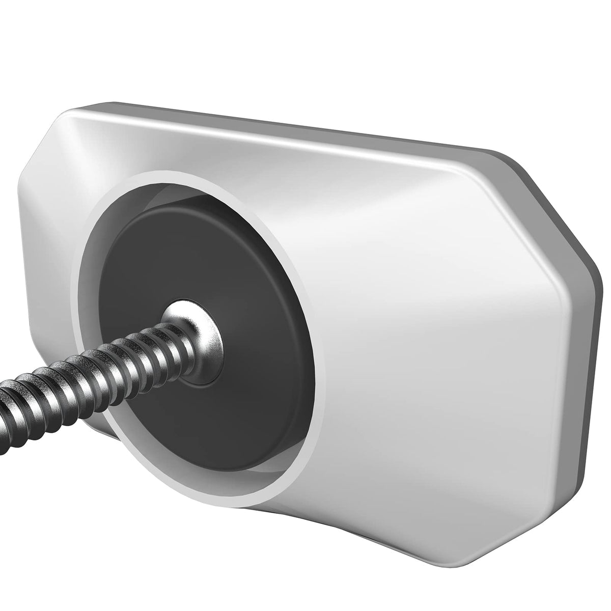 ICERO baby gate wall protector around the bottom spindle to prevent wall damage