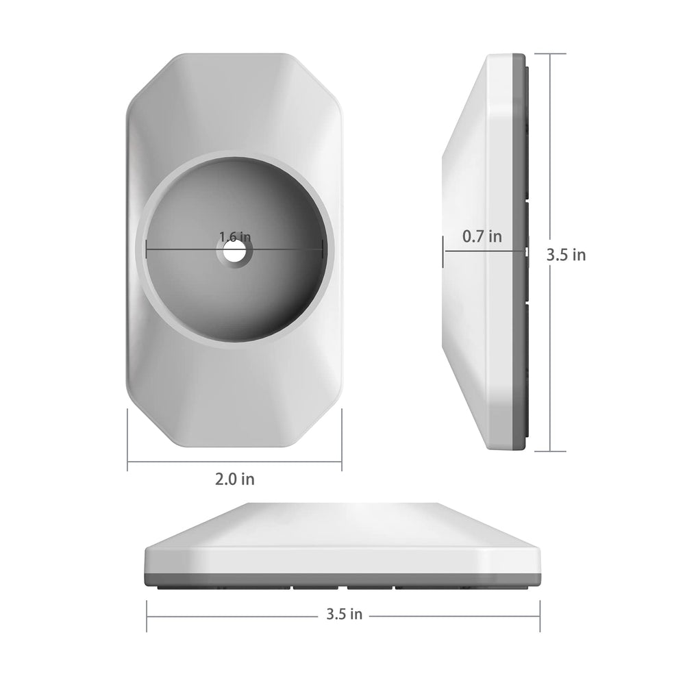 ICERO soft rubber backing shields walls from scuffs during gate use