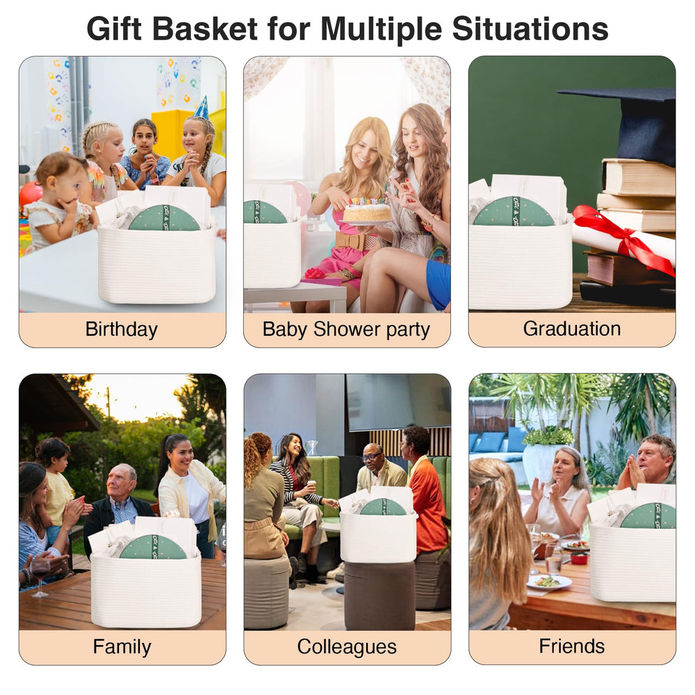 ICERZCZ gift-ready basket decorative storage solution