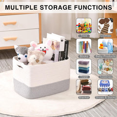 ICERZCZ foldable storage bin, keeps spaces tidy when not in use.