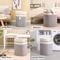 ICERZCZ bedroom storage basket complements decor for blankets and toys