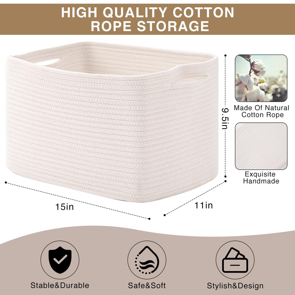 ICERZCZ basket folded for compact storage in a small closet