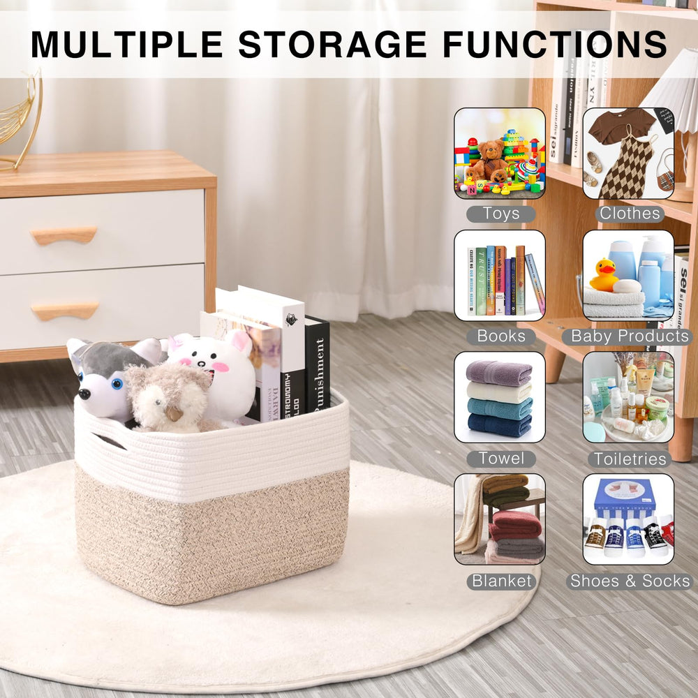ICERZCZ toy storage basket perfect for organizing children's playroom