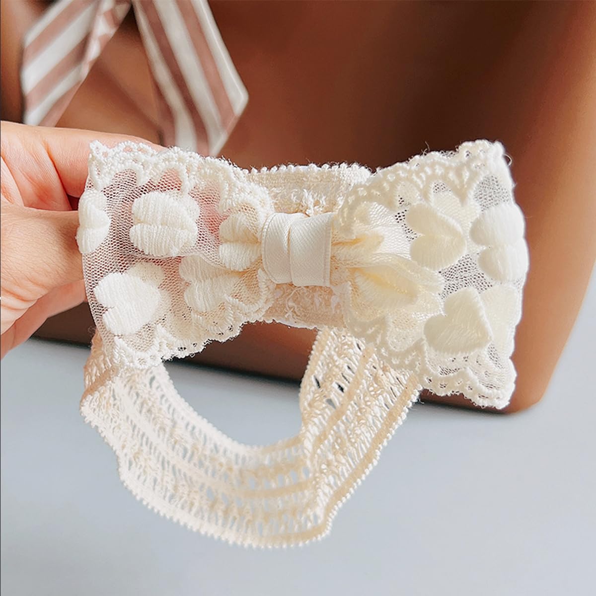 icke-you birthday christening headband; cute accessory to elevate special moments.