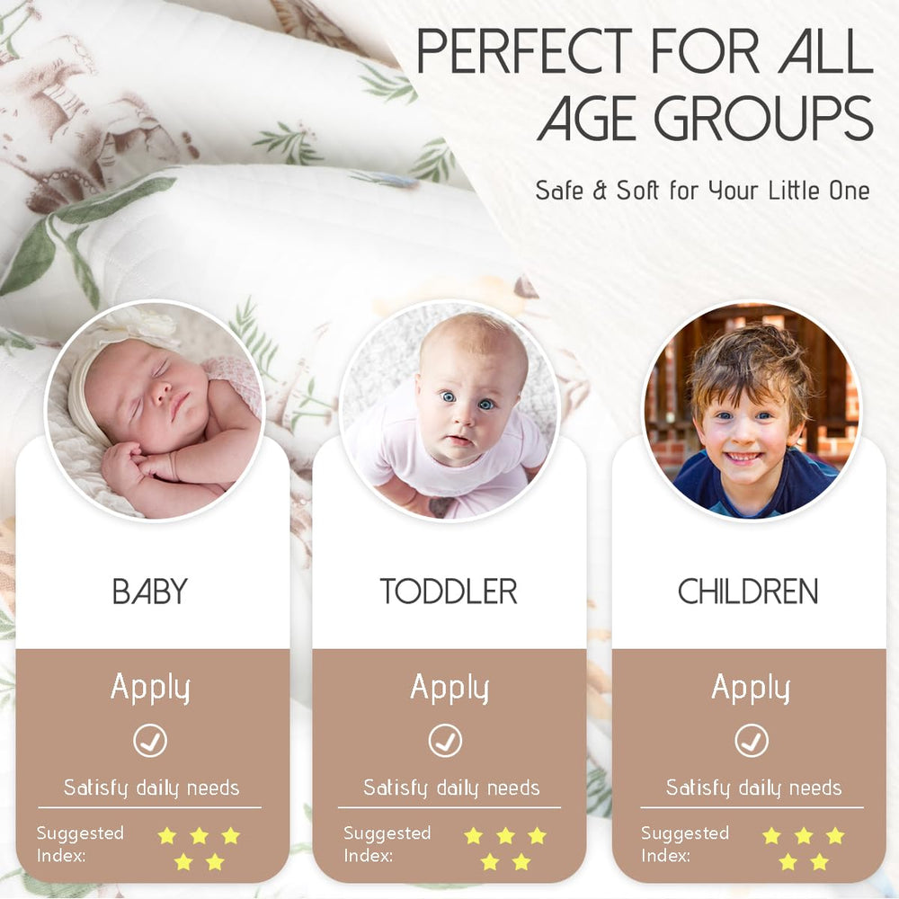 ICKYOU 35x35 inch towel offers full coverage for babies and toddlers